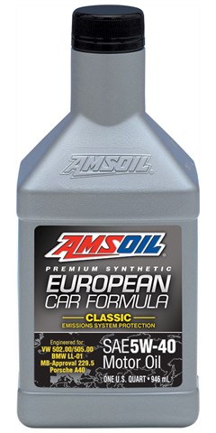 European Car Formula 5W-40 Classic ESP Synthetic Motor Oil